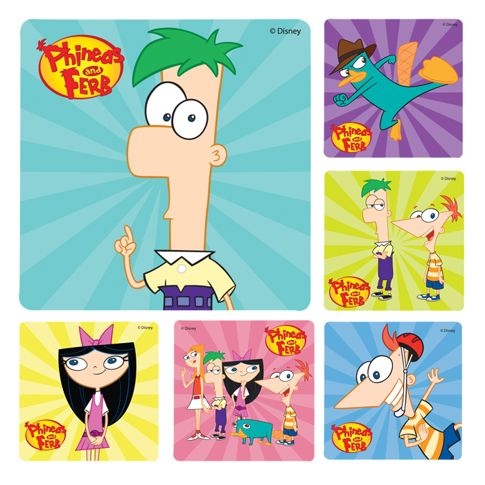Phineas And Ferb Stickers 3183