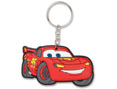 Lightning McQueen Rubber Keychain