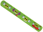 Angry Birds Green Pig Vinyl Slap Bracelets