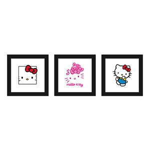 Hello Kitty Wall Art 3-pack