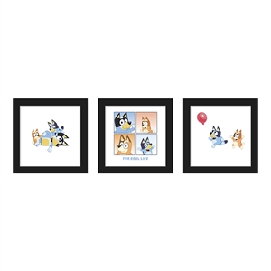 Bluey Wall Art 3-pack