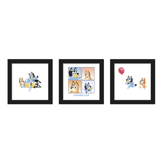 Bluey Wall Art 3-pack