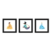 Disney Princess Wall Art 3-pack