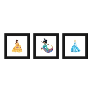 Disney Princess Wall Art 3-pack