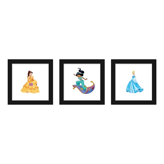 Disney Princess Wall Art 3-pack