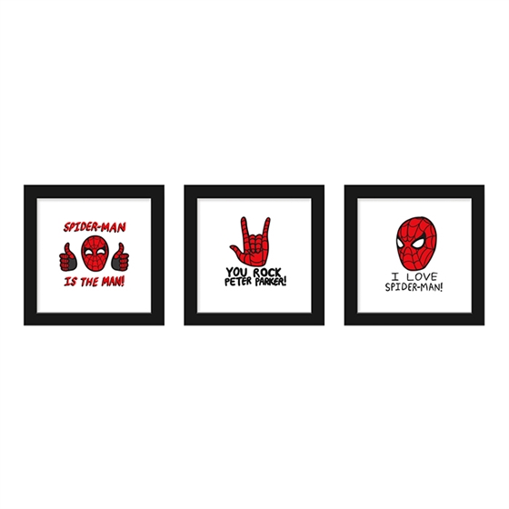 Marvel Spider-Man Wall Art 3-pack