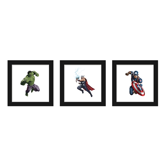 Marvel Avengers Wall Art 3-pack