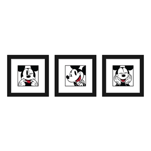 Mickey Mouse Wall Art 3-pack