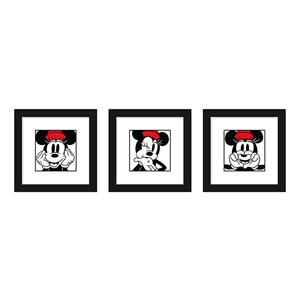 Minnie Mouse Wall Art 3-pack