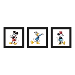 Mickey & Friends Wall Art 3-pack