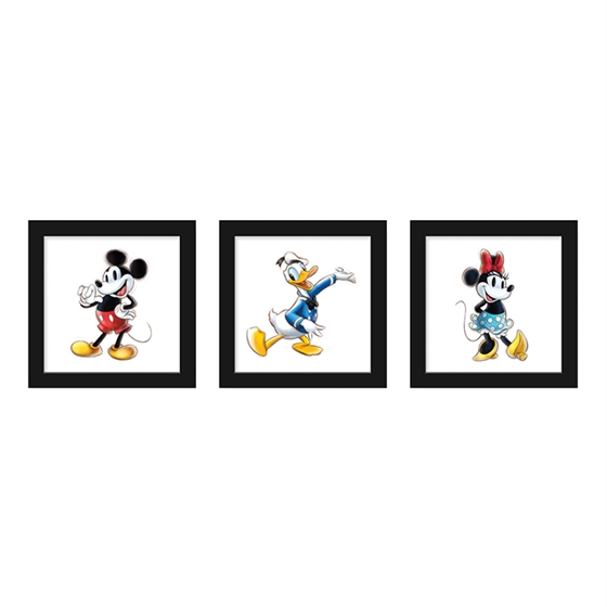 Mickey & Friends Wall Art 3-pack