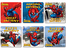 Spiderman Star Patient Stickers