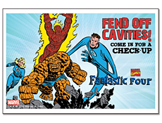 Fantastic Four Postcard