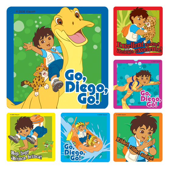 Go Diego Go! Stickers