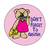 Don't Forget To Brush Sticker Roll