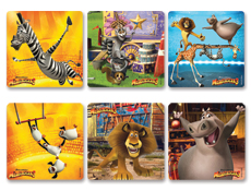 Madagascar 3 Stickers