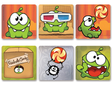 Cut the Rope Stickers