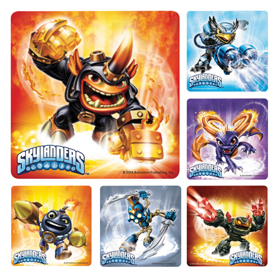 Skylanders Stickers