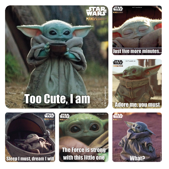 Baby Yoda Stickers