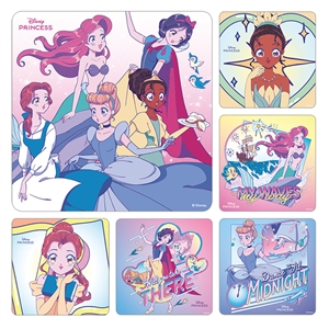 Disney Princess Anime Stickers