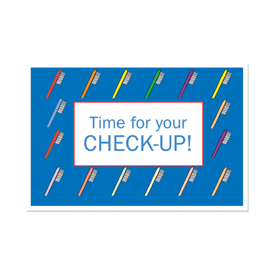 Check Up Postcard