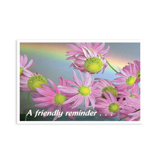 Friendly Reminder String Recall Postcard - Qty 100