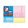 Brush Floss Smile 4up