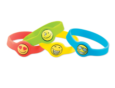 Smile Face Rubber Bracelet Assortment