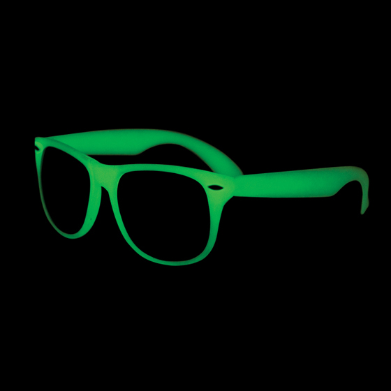 Kids White Glow-in-the-Dark Glasses - UV400